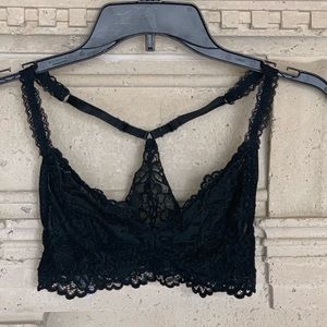 Black Razorback Lase Bralette